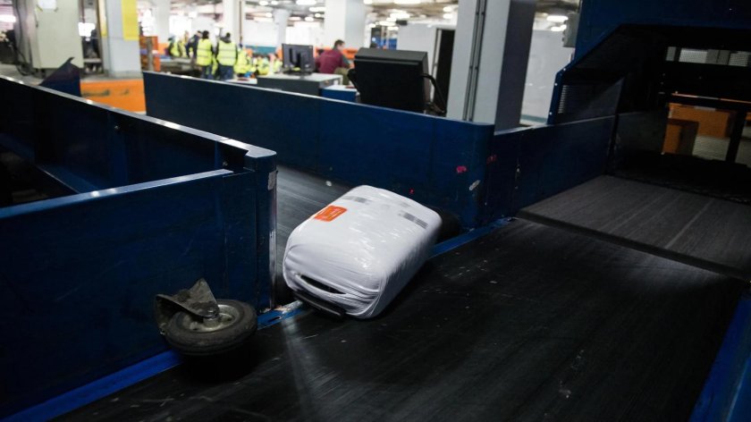 Конвейер багажный Шереметьево