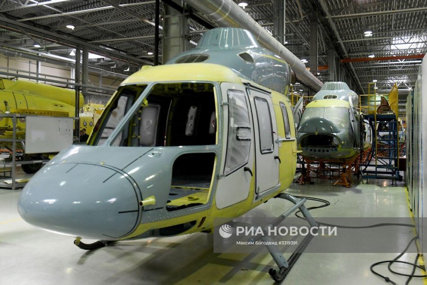 Вертолет Казанского завода Ансат