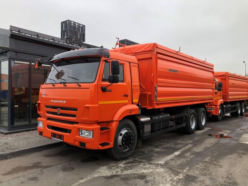 КАМАЗ 65115 зерновоз