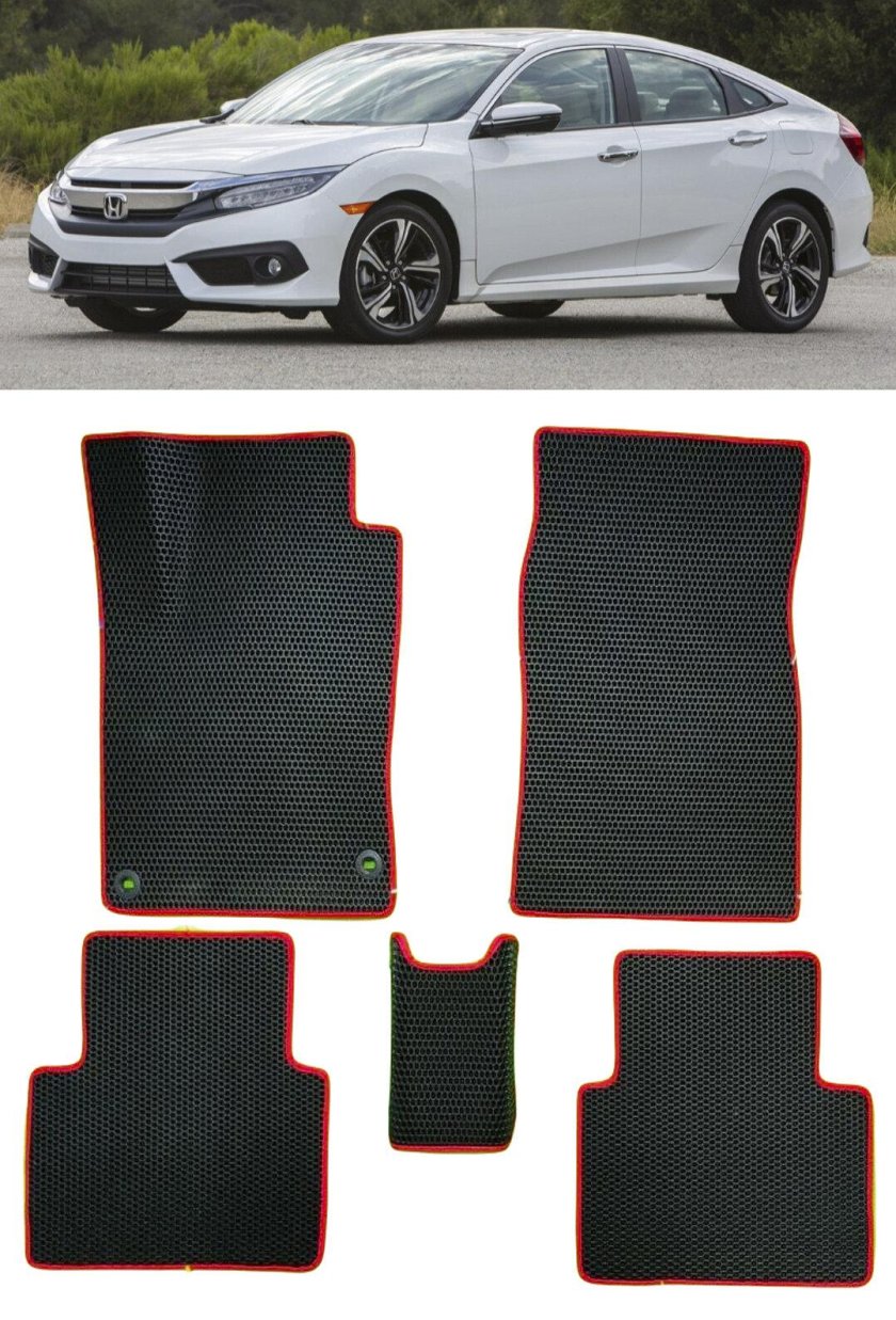 Ева коврики Хонда Цивик 4д