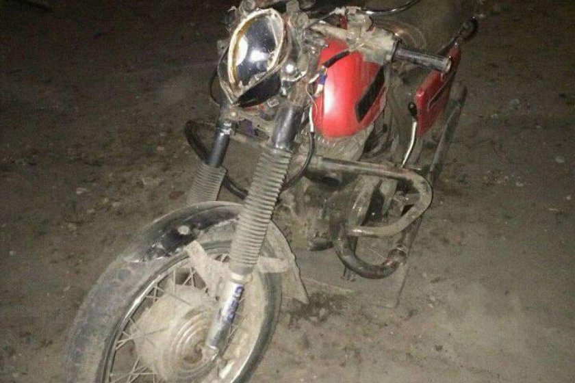 Разбитый мотоцикл ИЖ Юпитер 5