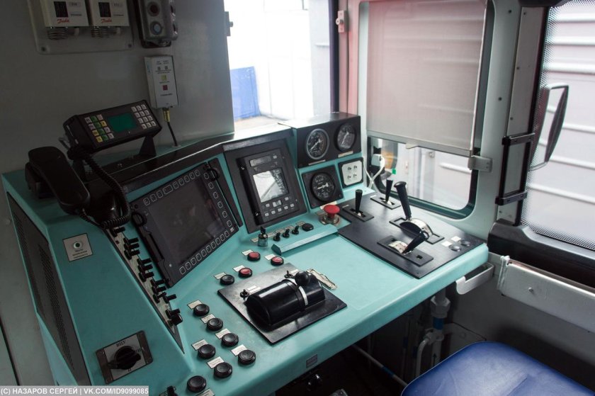 Кабина тепловоза тэм18дм