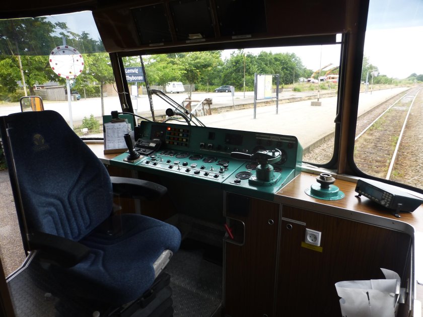 Кабина советского трамвая