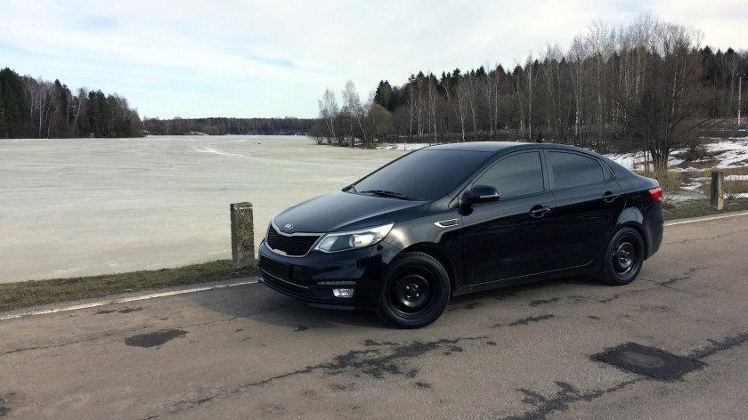 Киа Рио 3 черная