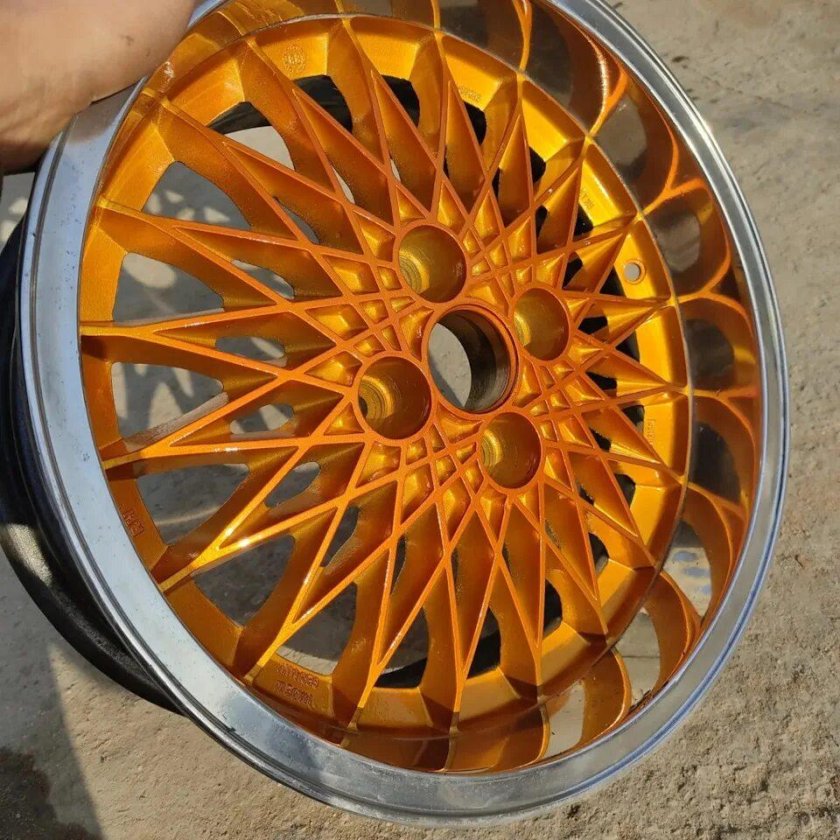 Диски бронза золото Кенди на серебристой