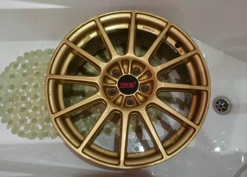 Subaru Gold Wheels