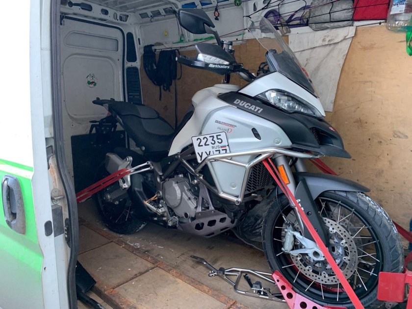 Крепление для мотоцикла