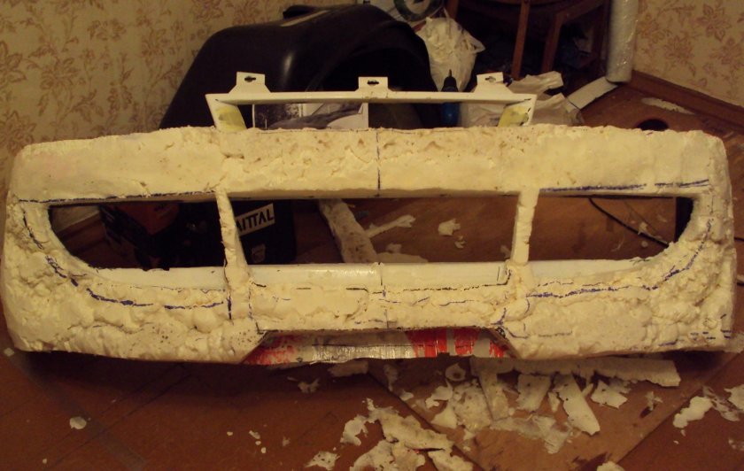 ВАЗ 2115 бампер передний из монтажной пены