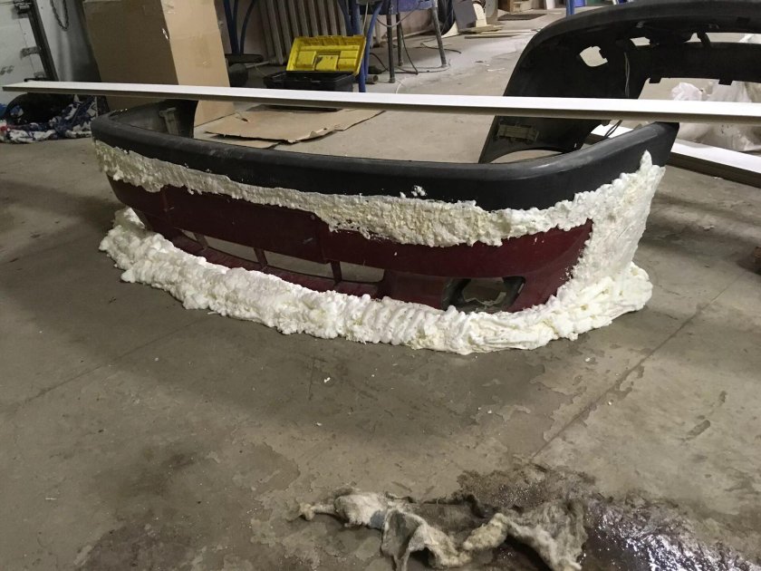 ВАЗ 2115 бампер передний из монтажной пены