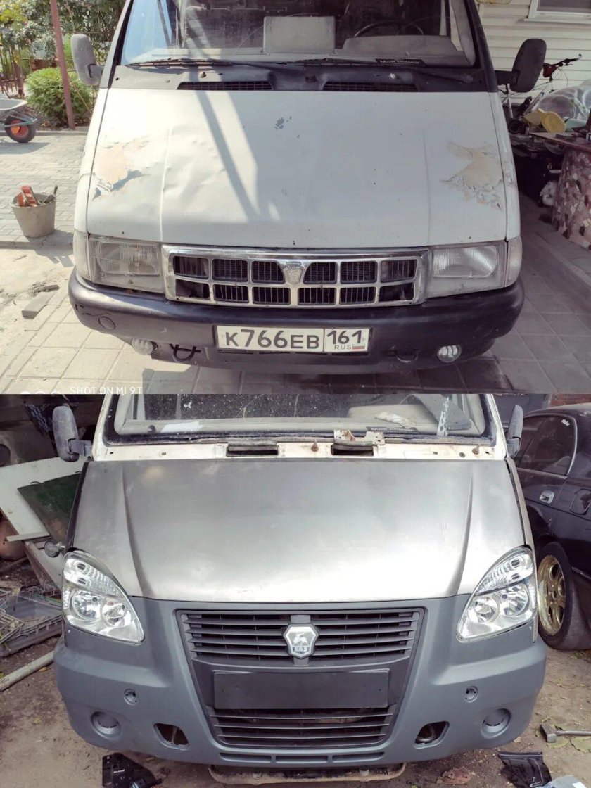 Переделка газели 3302 на новую