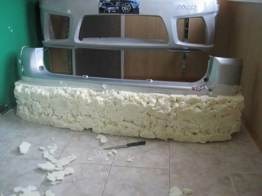 Бампер из стекловолокна на ВАЗ-2112