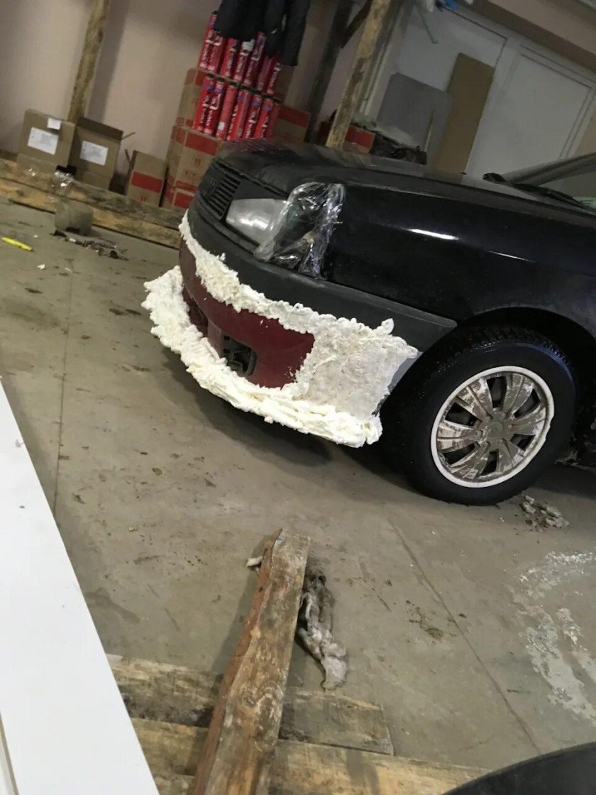 ВАЗ 2115 бампер передний из монтажной пены