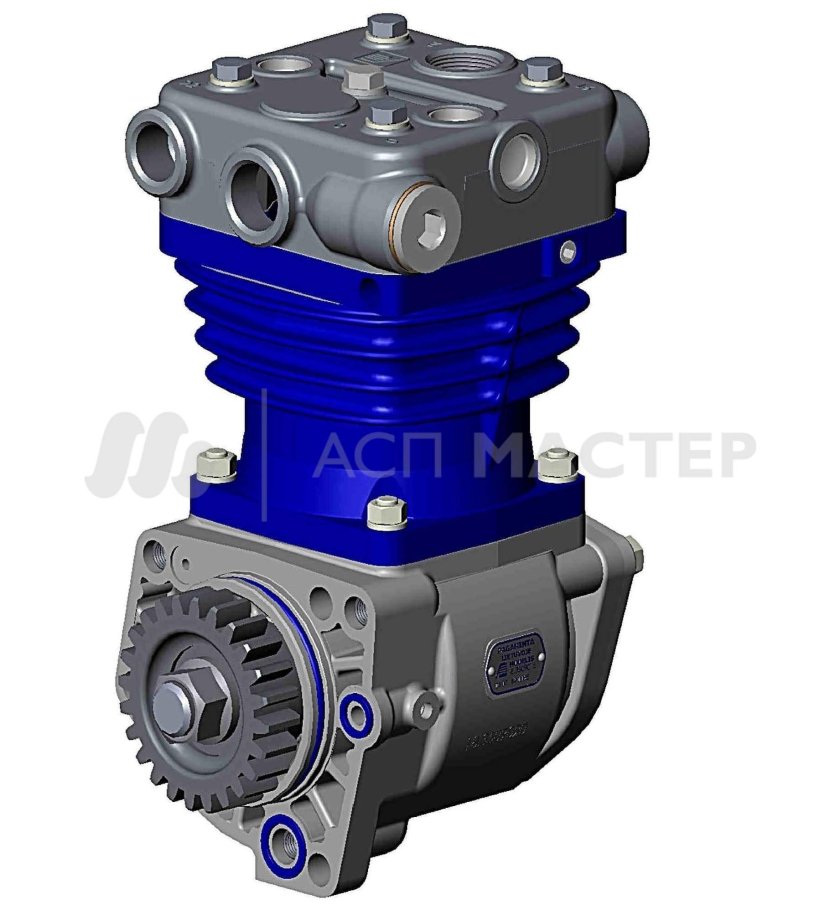 Компрессор КАМАЗ 740 одноцилиндровый