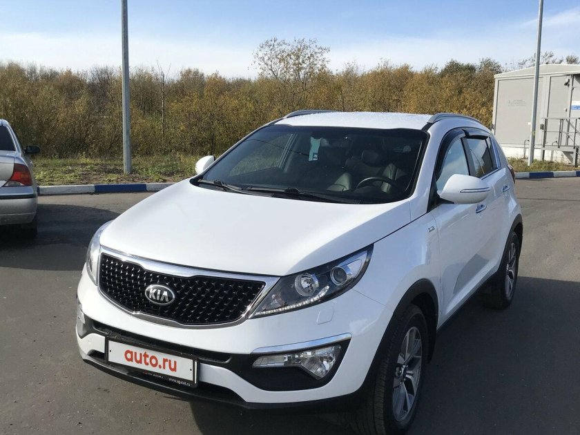 Kia Sportage 2014 белый