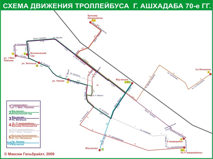 Метро Ашхабада схема