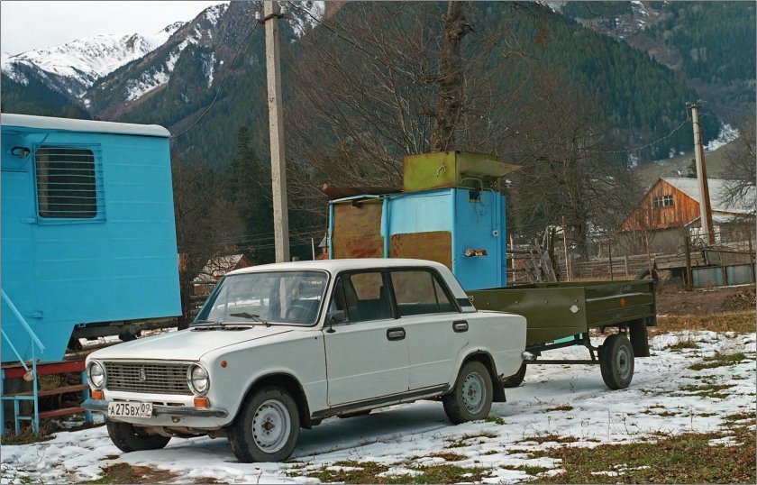 ВАЗ-21011 С прицепом