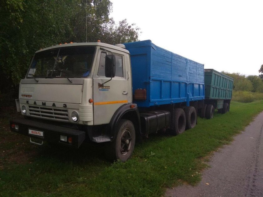 КАМАЗ 5320 бортовой с прицепом