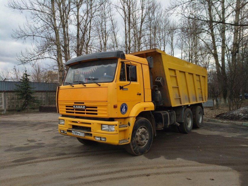 КАМАЗ 6520 желтый