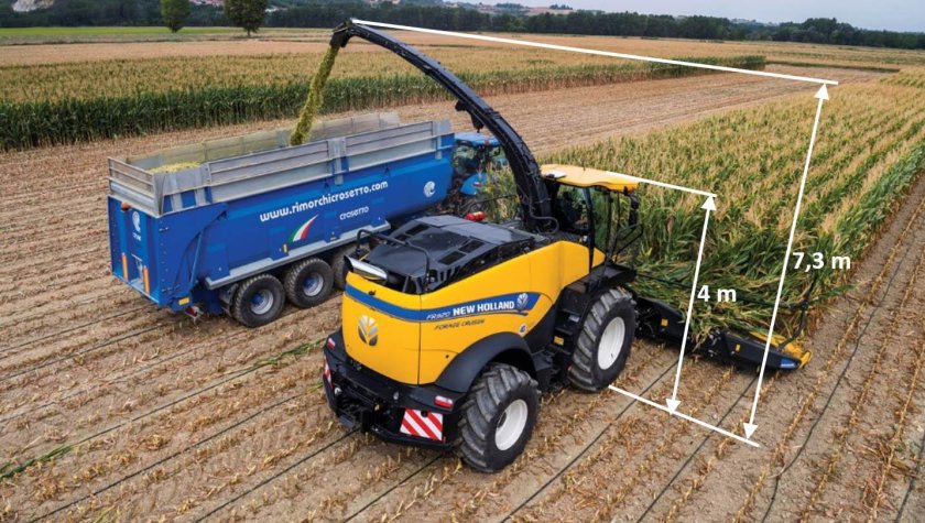 Кормоуборочный комбайн New Holland fr 650