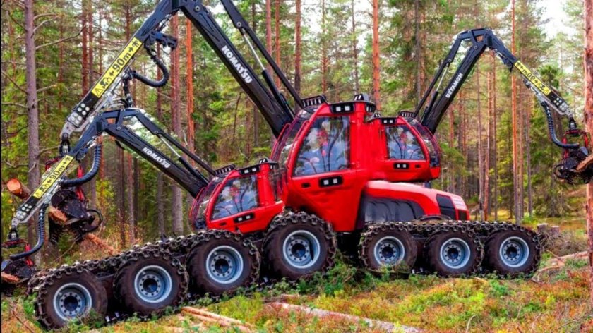 Лесозаготовительная техника форвардер