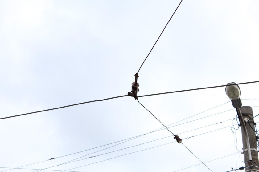 Контактная сеть троллейбуса