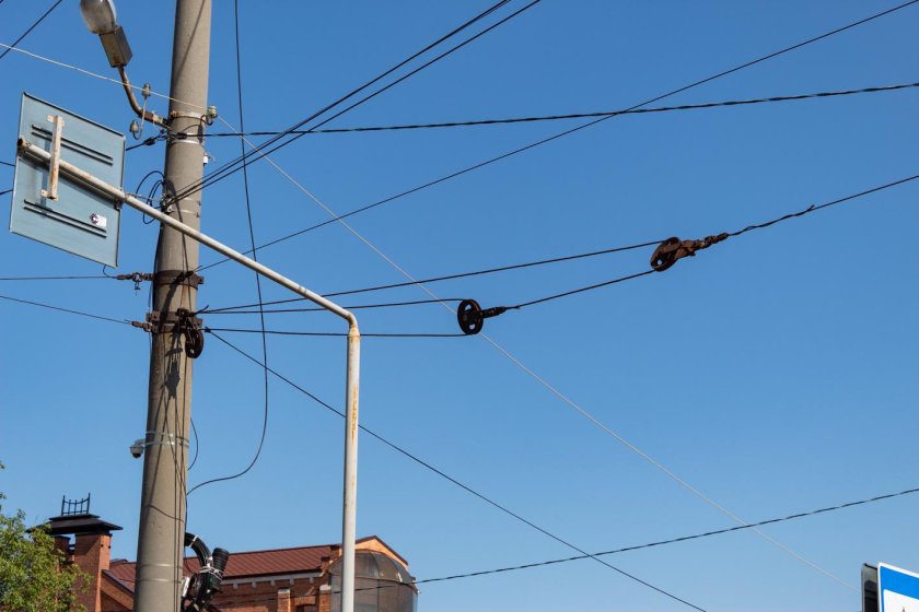 Контактная сеть трамвая схема