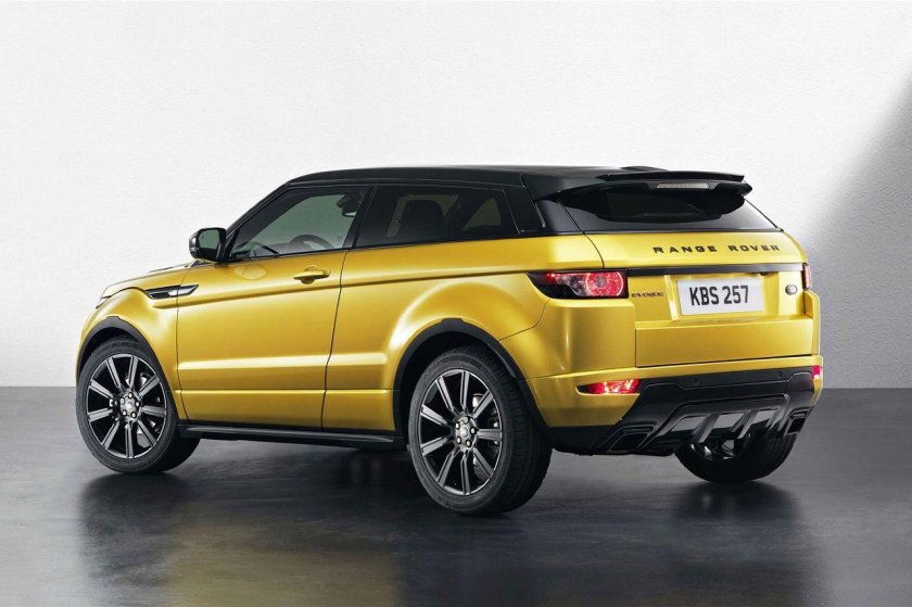 Range Rover Evoque желтый