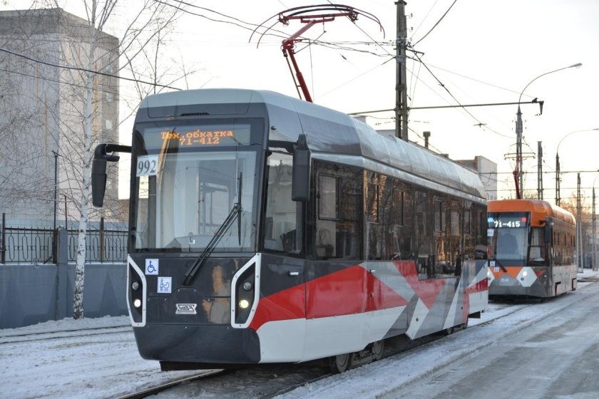 Трамвай Уралтрансмаш 71 412