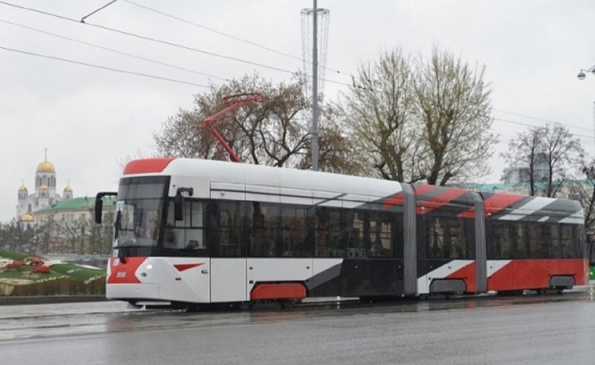 Трамвай Уралтрансмаш 71 418 Екатеринбург