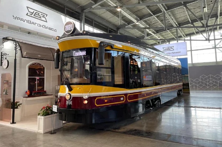 Ретро трамвай Уралтрансмаш