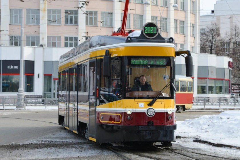 Ретро трамвай Екатеринбург Уралтрансмаш