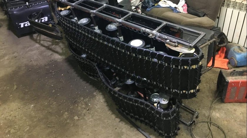 Буран 640 переделка ходовой