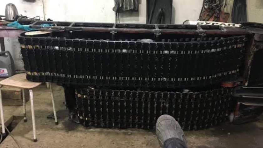 Буран 640 переделка ходовой