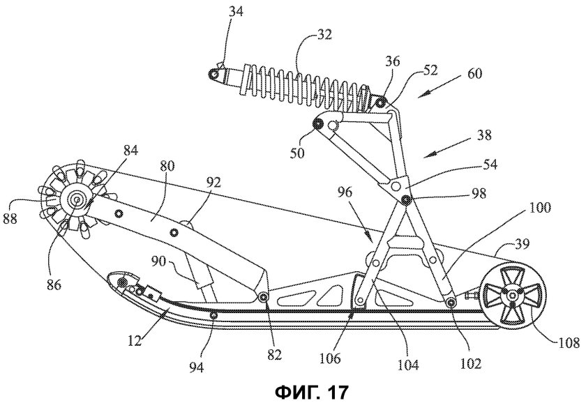 Подвеска снегохода Тайга 500 чертеж