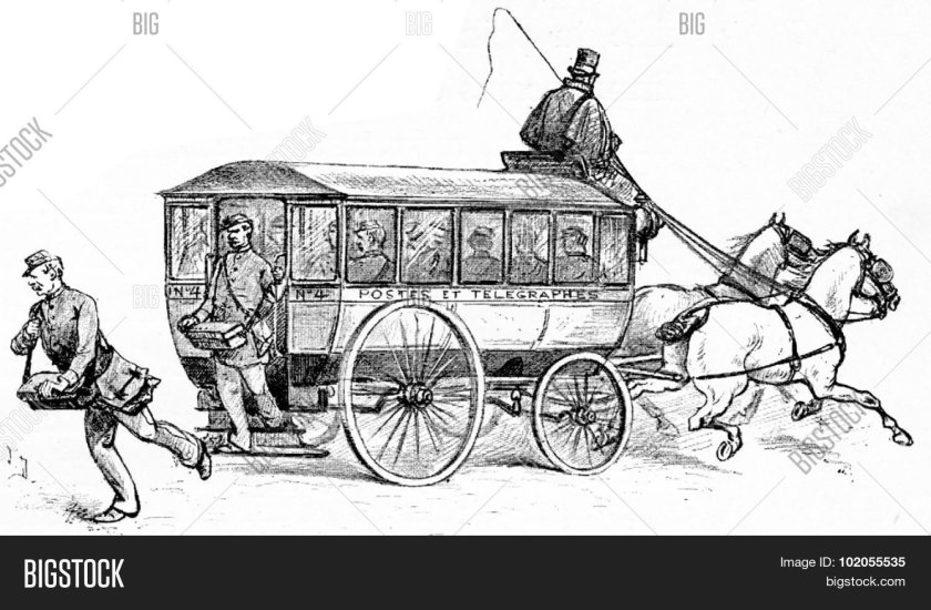 Омнибус Конка трамвай