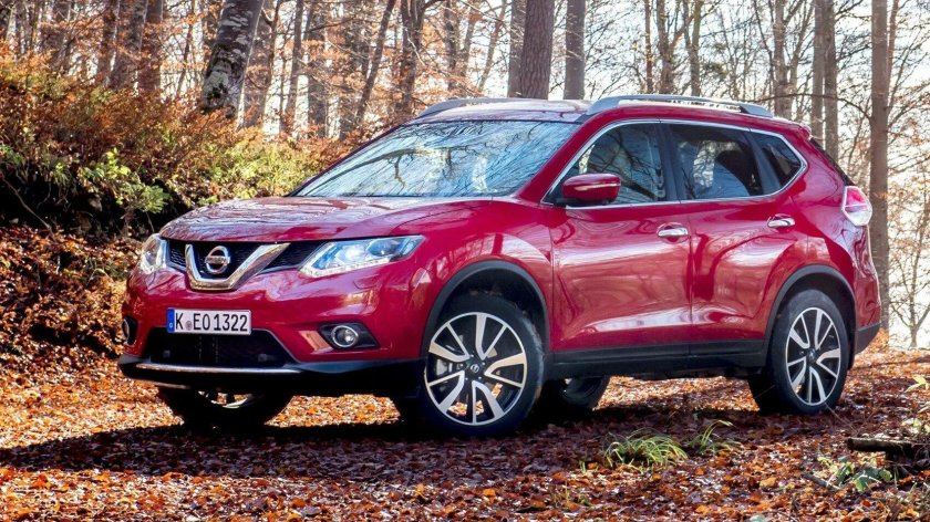 Ниссан х-Трейл 2021 красный