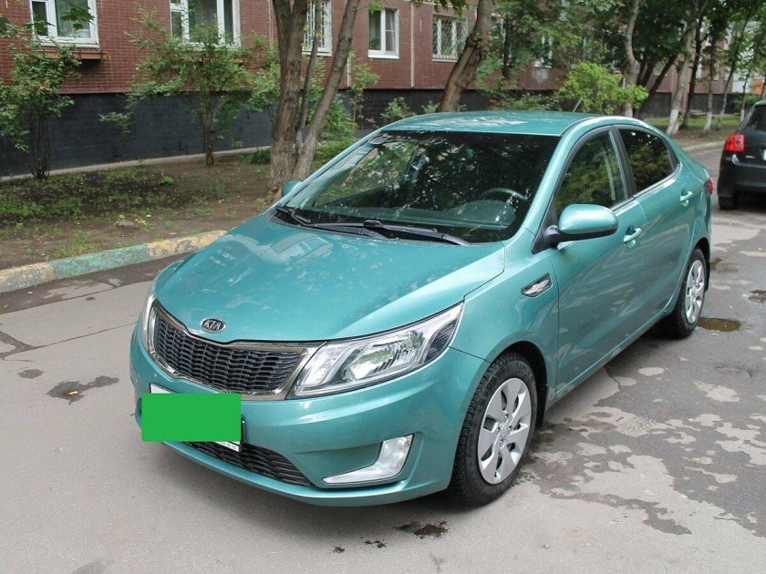 Kia Rio 2013 Green
