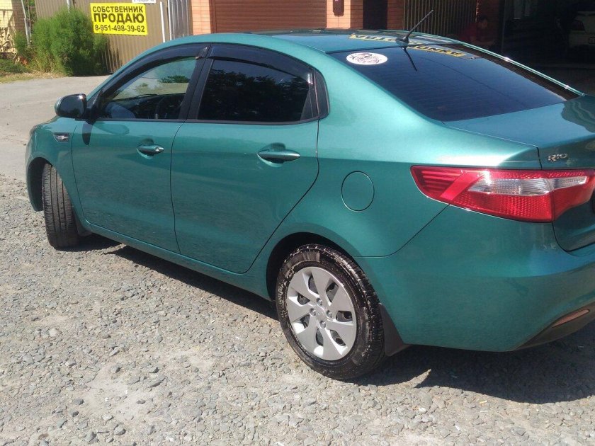 Kia Rio 2013 Green