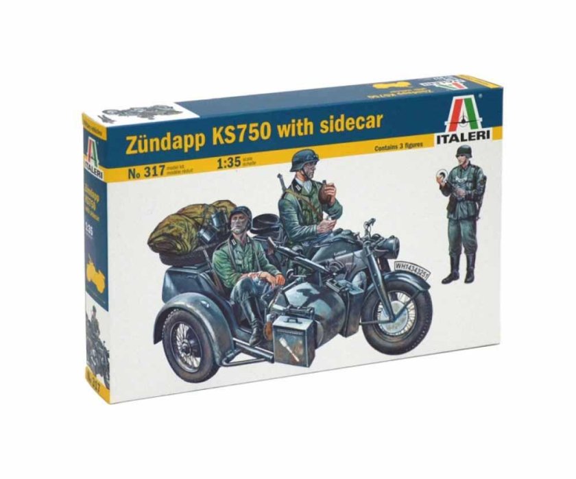 Italeri Zundapp ks750 with Sidecar