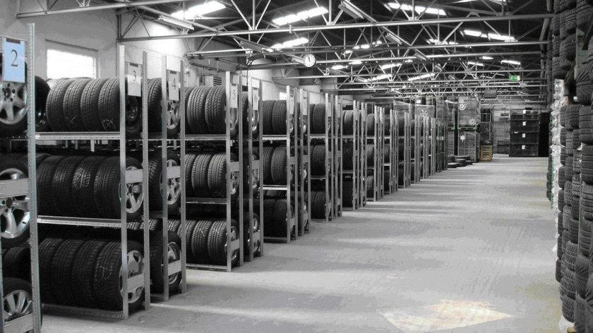 Сезонное хранение шин колесо