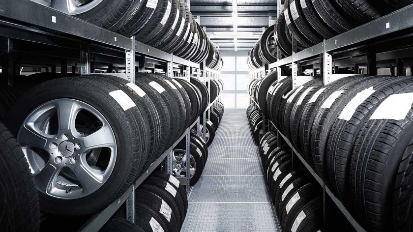 Стеллаж для колес