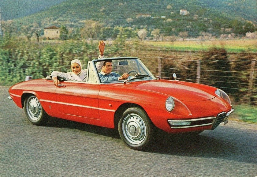 Альфа Ромео кабриолет ретро