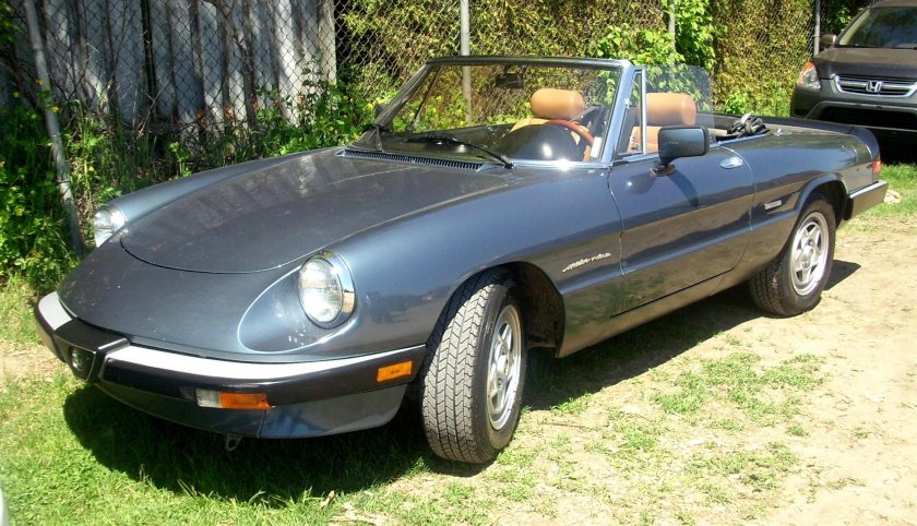 Alfa Romeo Spider спойлер