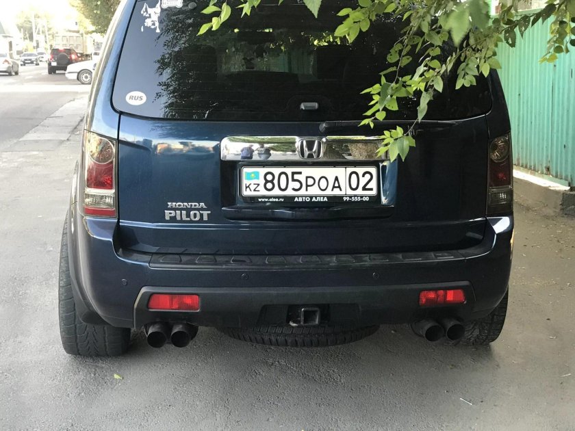 Хонда пилот выхлоп