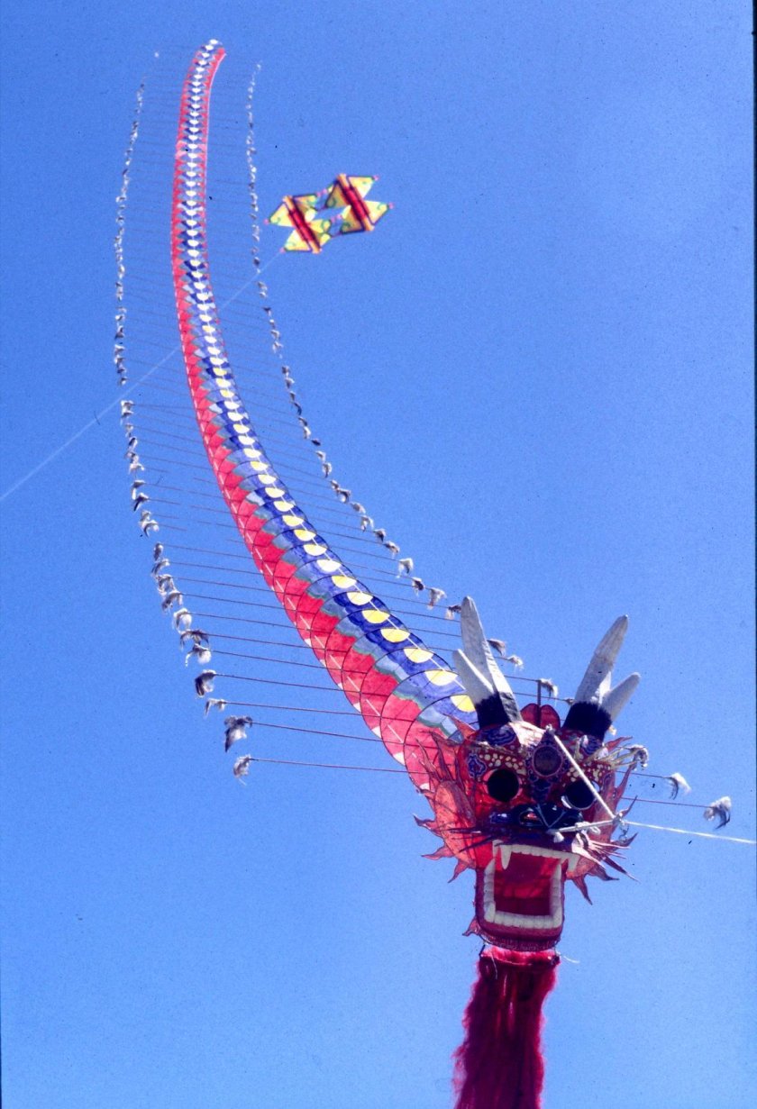 Воздушный змей китайский дракон