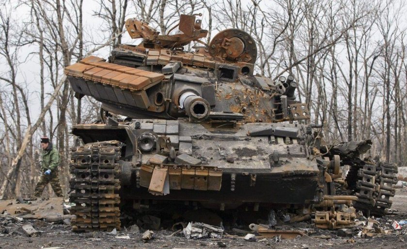 Т 64 Булат подбитый