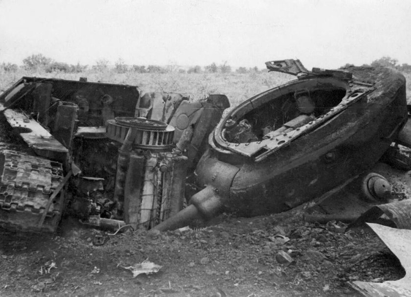 Подбитый т 34 85