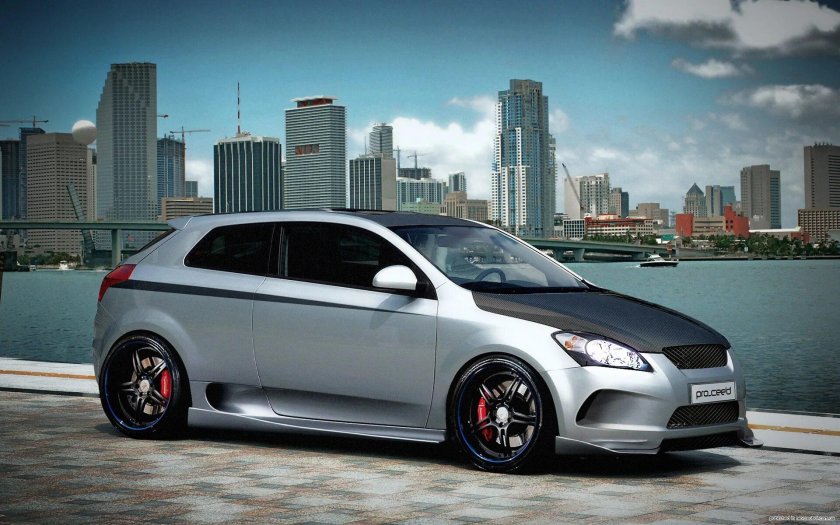 Тюнингованная Kia Ceed