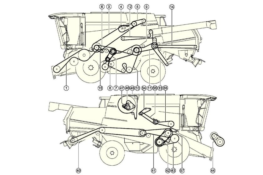 Ремень привода жатки Клаас Тукано 580