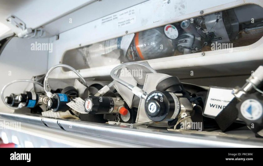 Кислородное оборудование самолета